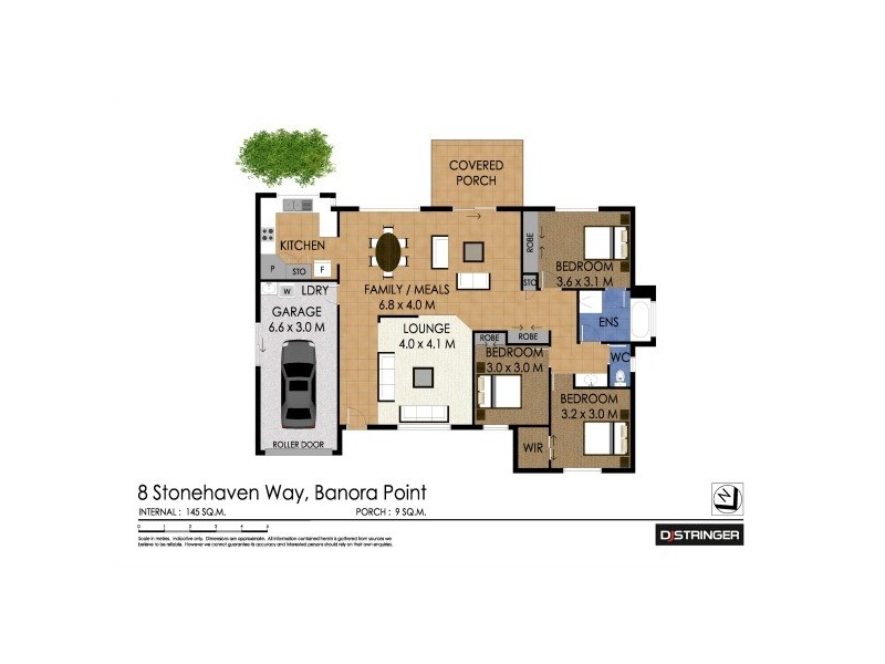 8 Stonehaven Way, Banora Point NSW 2486 Floorplan