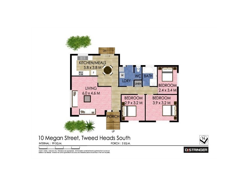 10 Megan Street, Tweed Heads South NSW 2486 Floorplan