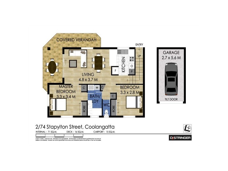 2/74 Stapylton Street ‘Stapylton Court’, Coolangatta QLD 4225 Floorplan