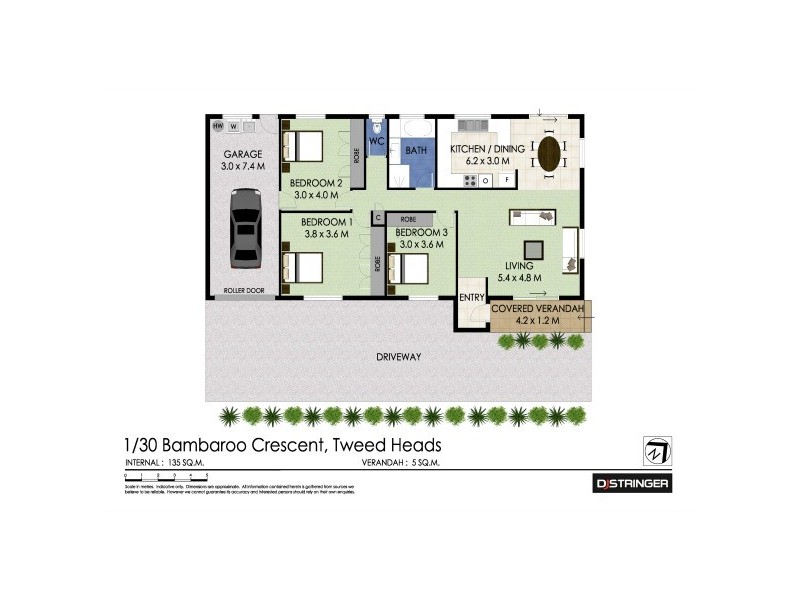 1/30 Bambaroo Crescent, Tweed Heads NSW 2485 Floorplan