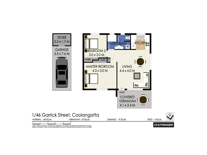 1/46 Garrick Street ‘The Summit’, Coolangatta QLD 4225 Floorplan