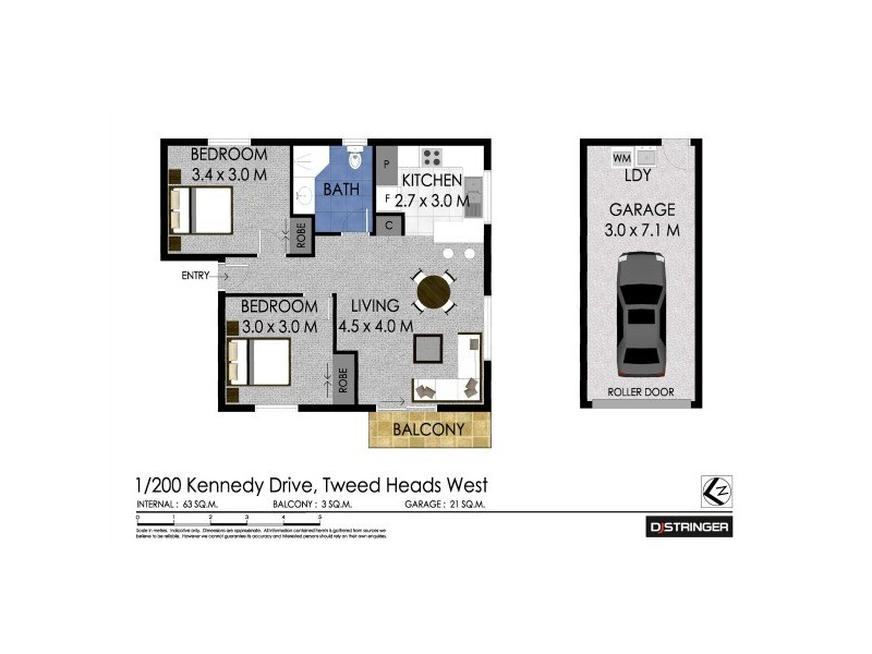 1/200 Kennedy Dr, Tweed Heads West NSW 2485 Floorplan