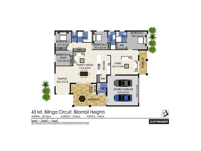 43 Mt Bilinga Circuit, Bilambil Heights NSW 2486 Floorplan