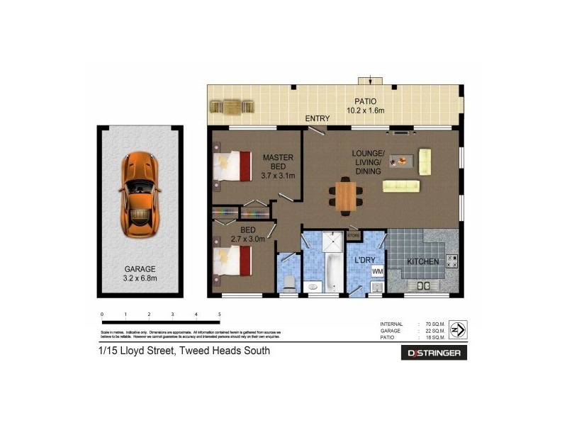 1/15 Lloyd Street, Tweed Heads South NSW 2486 Floorplan