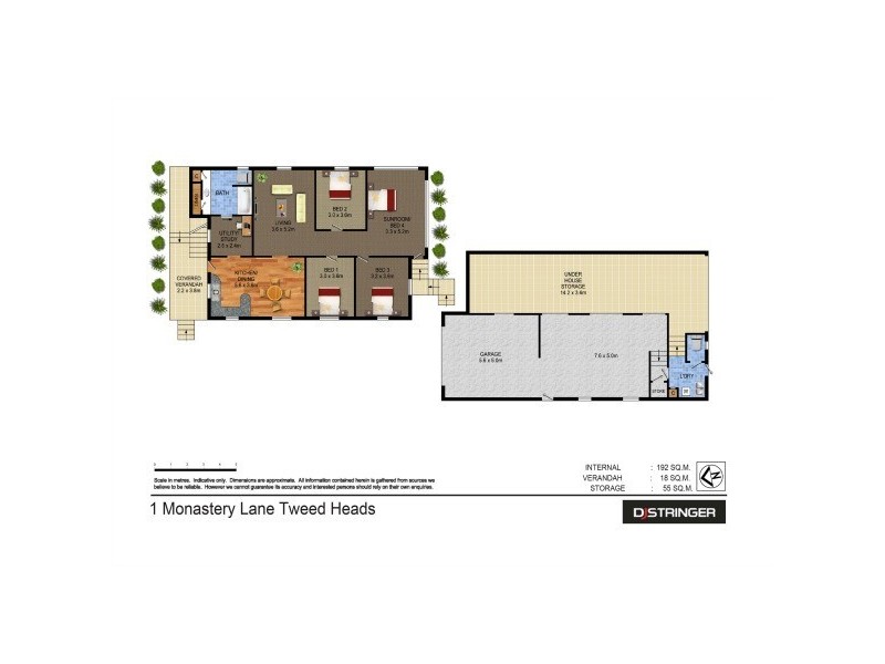1 Monastery Lane aka 4 Terranora Terrace, Tweed Heads NSW 2485 Floorplan