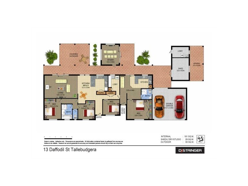 13 Daffodil Street, Tallebudgera QLD 4228 Floorplan