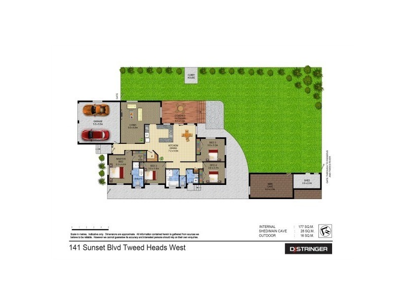 141 Sunset Boulevard, Tweed Heads West NSW 2485 Floorplan