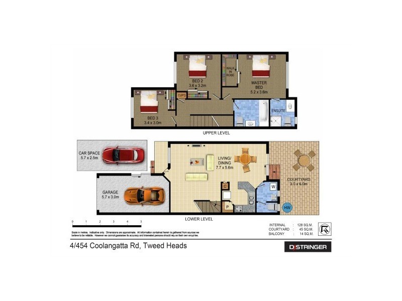 4/454-456 Coolangatta Road Zivanovic Villas, Tugun QLD 4224 Floorplan