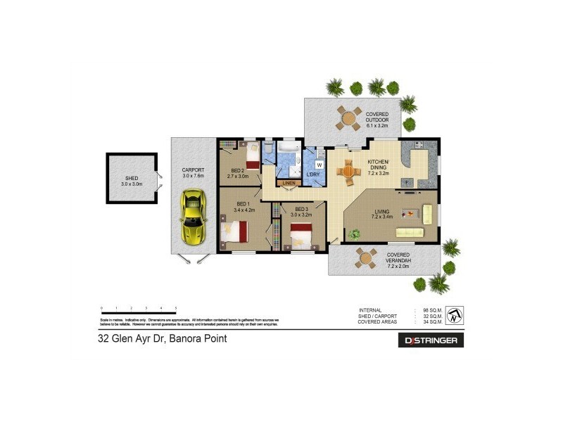 32 Glen Ayr Drive, Banora Point NSW 2486 Floorplan