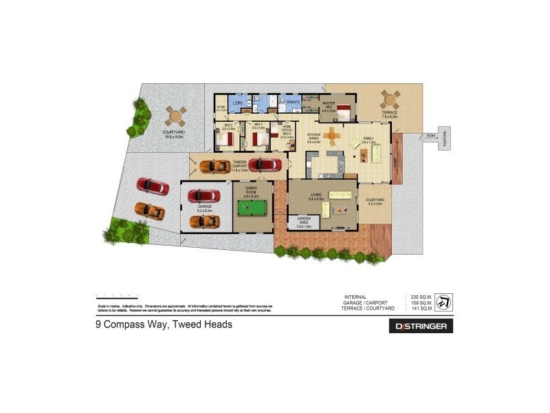 9 Compass Way, Tweed Heads NSW 2485 Floorplan