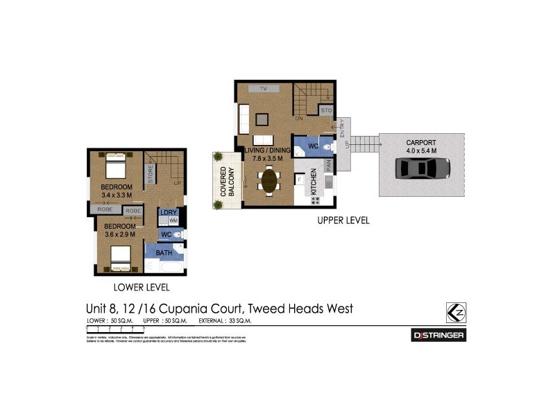 8/12-16 Cupania Court, Tweed Heads West NSW 2485 Floorplan