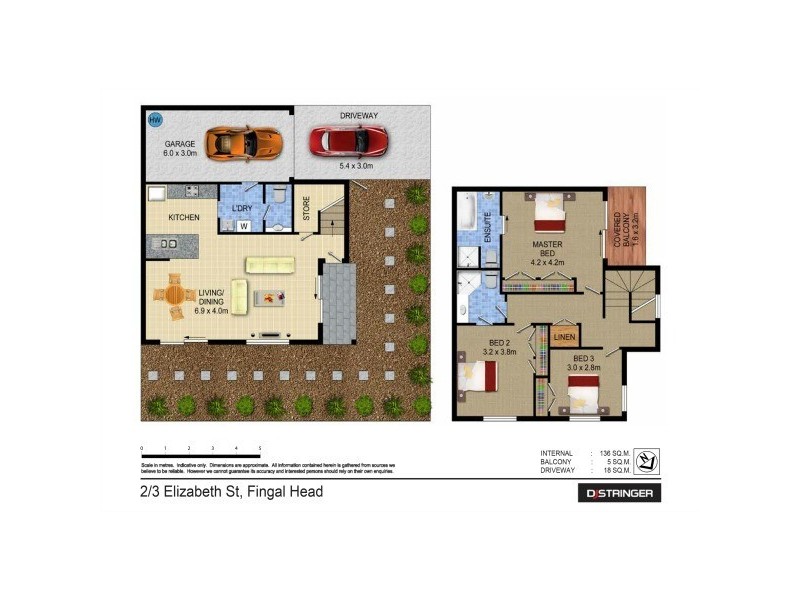 2/3 Elizabeth Street, Fingal Head NSW 2487 Floorplan