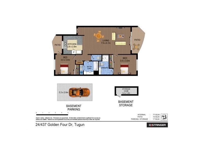 24/437 Golden Four Drive – Golden Riviera, Tugun QLD 4224 Floorplan