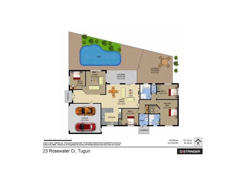 23 Rosewater Crescent, Tugun QLD 4224 Floorplan