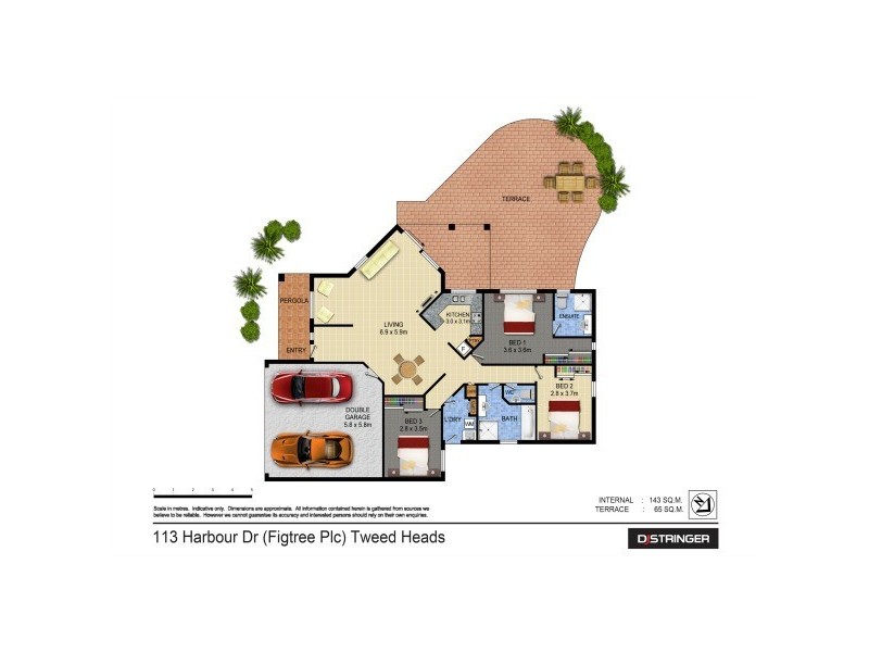 113 Figtree Gate – The Anchorage aka 13/1 Harbour Drive, Tweed Heads NSW 2485 Floorplan