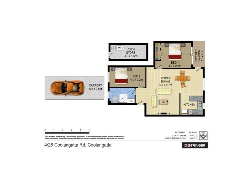 4/28 Coolangatta Road – Waverley Lodge, Kirra QLD 4225 Floorplan