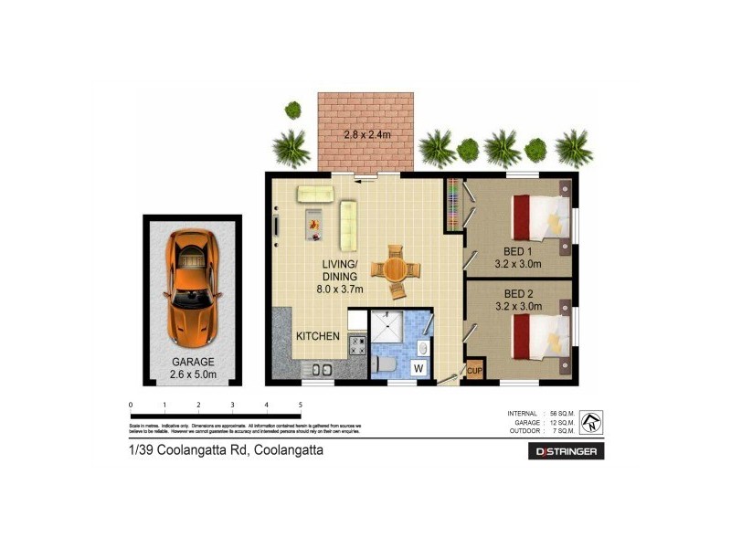 1/39 Coolangatta Road – Haven Villa, Kirra QLD 4225 Floorplan