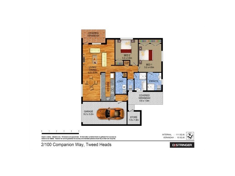 2/100 Companion Way, Tweed Heads NSW 2485 Floorplan