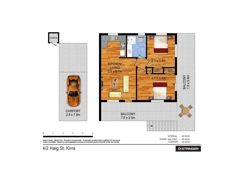 4/2 Haig Street, Kirra QLD 4225 Floorplan