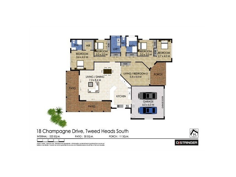 18 Champagne Drive, Banora Point NSW 2486 Floorplan