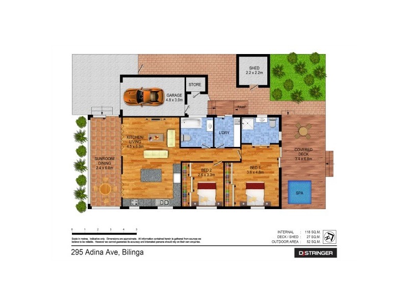 295 Adina Avenue, Bilinga QLD 4225 Floorplan