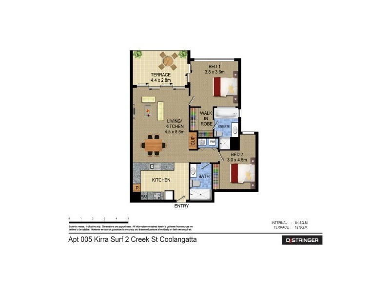 005/2-8 Creek Street – Kirra Surf Apartments, Coolangatta QLD 4225 Floorplan