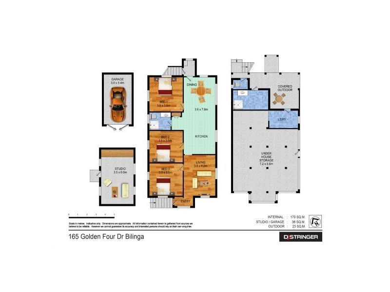 165 Golden Four Drive, Bilinga QLD 4225 Floorplan