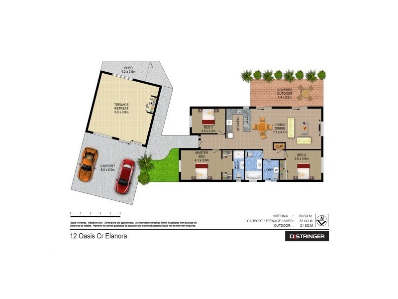 12 Oasis Crescent, Elanora QLD 4221 Floorplan