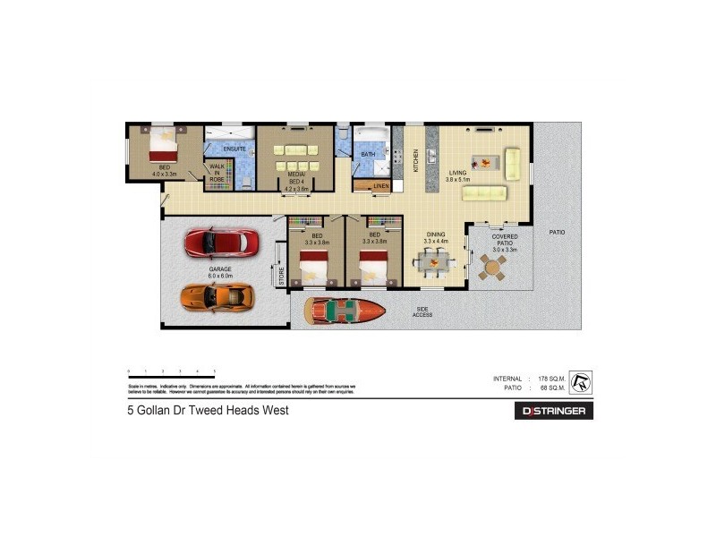 5 Gollan Drive, Tweed Heads West NSW 2485 Floorplan