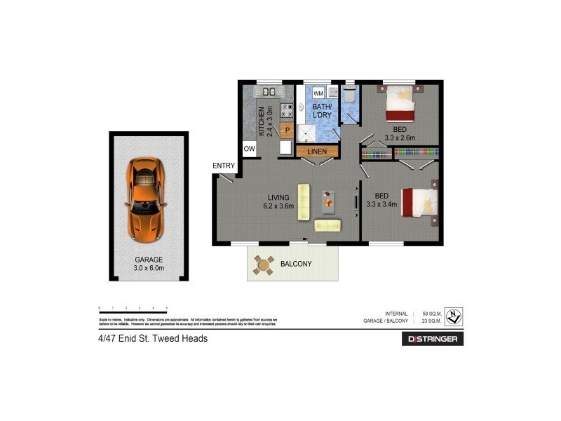 4/47 Enid Street, Tweed Heads NSW 2485 Floorplan