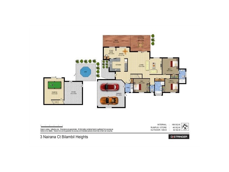 3 Nairana Court, Bilambil Heights NSW 2486 Floorplan