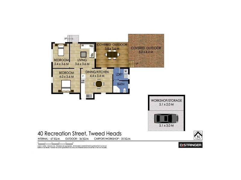40 Recreation Street, Tweed Heads NSW 2485 Floorplan