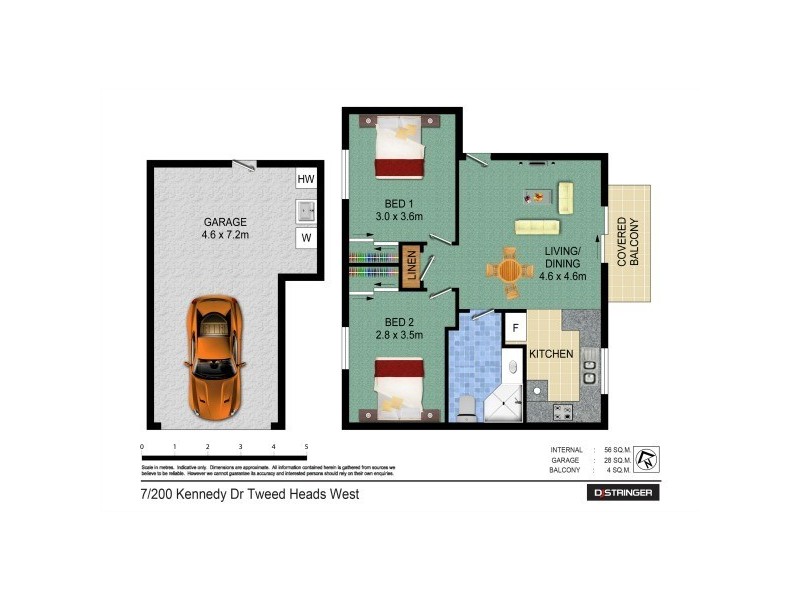 7/200 Kennedy Drive, Tweed Heads West NSW 2485 Floorplan