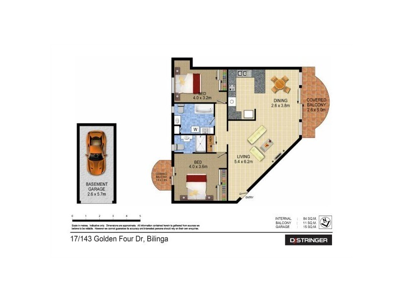 17/143-145 Golden Four Drive – Pacific Place South, Bilinga QLD 4225 Floorplan