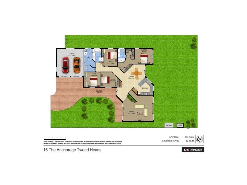 16 The Anchorage, Tweed Heads NSW 2485 Floorplan