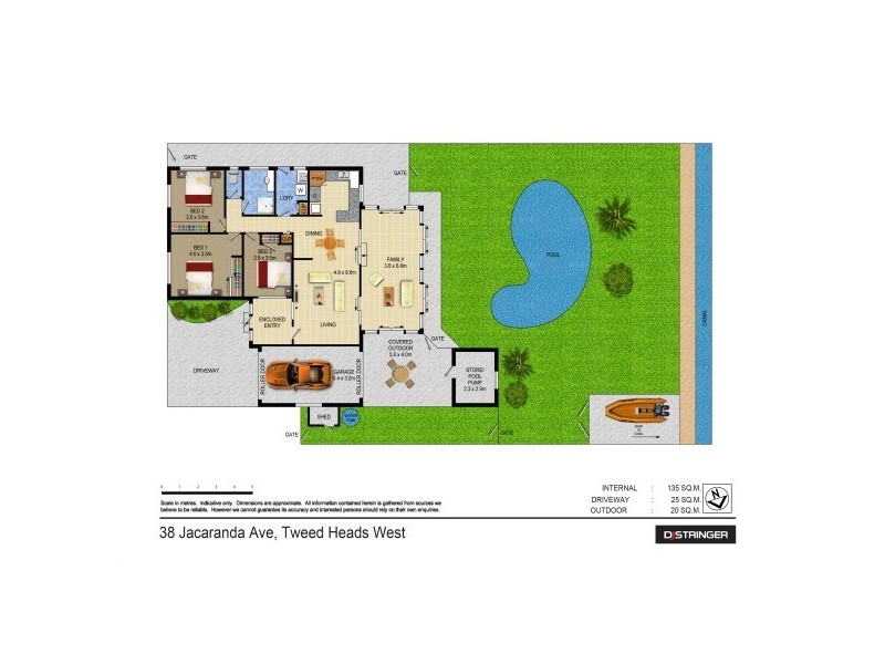 38 Jacaranda Avenue, Tweed Heads West NSW 2485 Floorplan