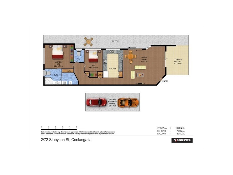 2/72 Stapylton Street – Gwendolene Palms, Coolangatta QLD 4225 Floorplan