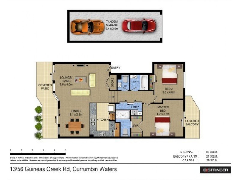 13/56 Guineas Creek Road, Currumbin Waters QLD 4223 Floorplan