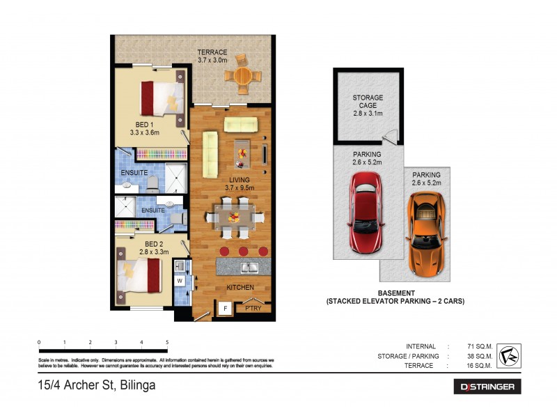 15/4 Archer Street – NK Apartments, Bilinga QLD 4225 Floorplan