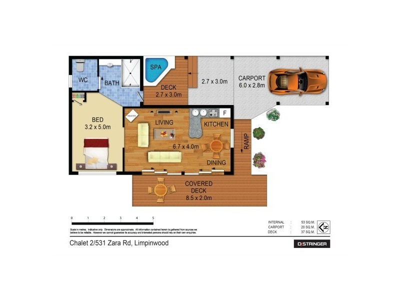 531 Zara Road, Chillingham NSW 2484 Floorplan