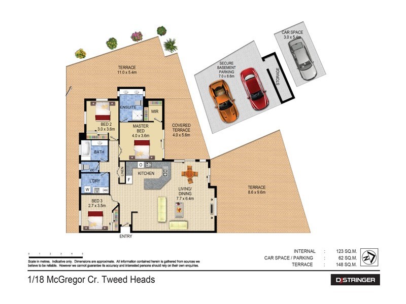 1/18 Mcgregor Crescent, Tweed Heads NSW 2485 Floorplan