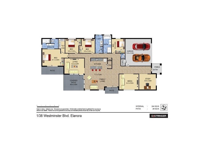 Lot 1, 38 Westminster Boulevard, Elanora QLD 4221 Floorplan