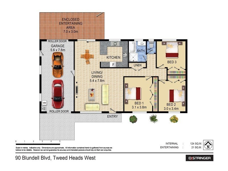 90 Blundell Boulvard, Tweed Heads South NSW 2486 Floorplan