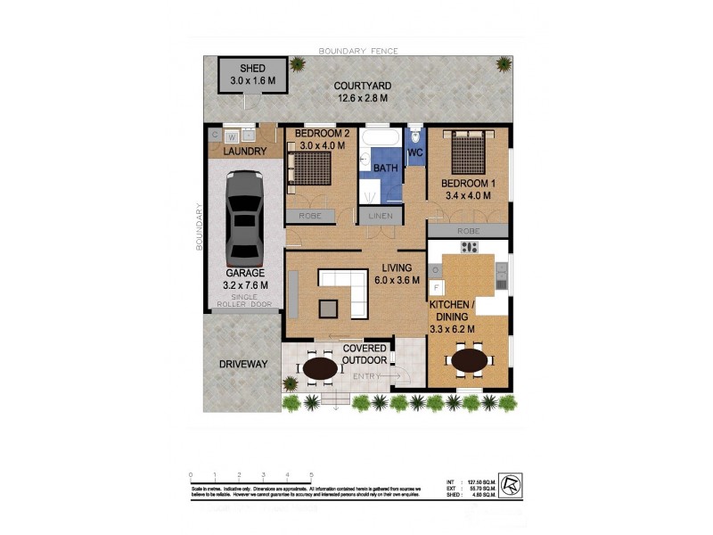 1/93 Caloola Drive, Tweed Heads NSW 2485 Floorplan