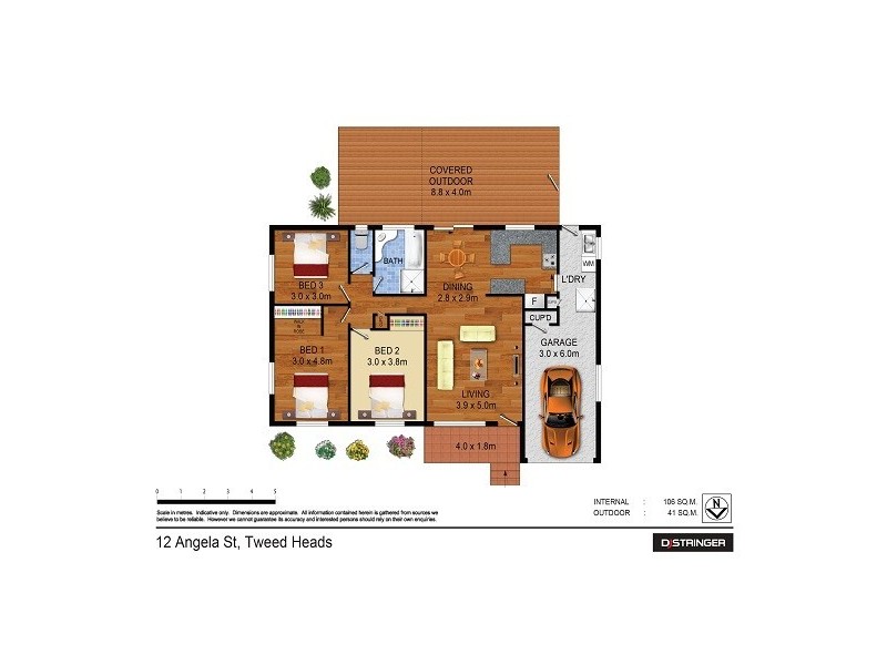 10&12 Angela Street, Tweed Heads NSW 2485 Floorplan