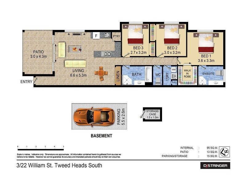 3/22 William Street, Tweed Heads South NSW 2486 Floorplan