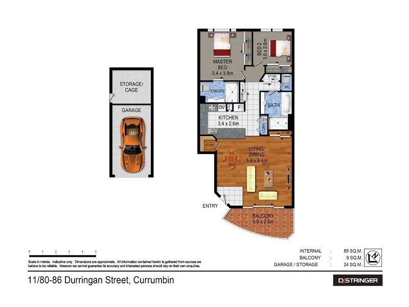 11/80-86 Duringan Street – Currumbin Riverview, Currumbin QLD 4223 Floorplan