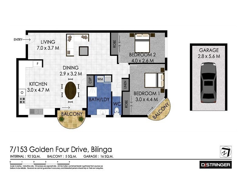 7/153 Golden Four Drive – Killara Lodge, Bilinga QLD 4225 Floorplan