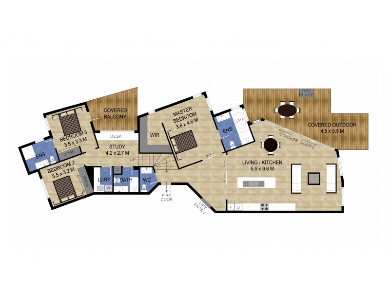 301/46-48 Pacific Parade, Bilinga QLD 4225 Floorplan