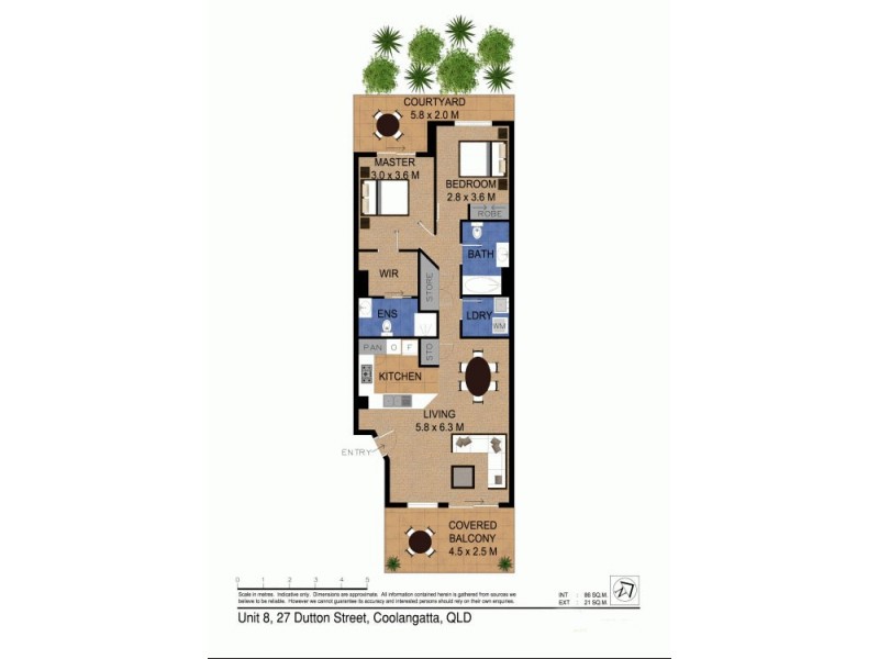8/27 Dutton Street, Coolangatta QLD 4225 Floorplan